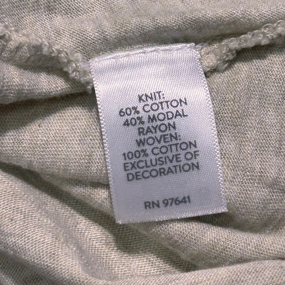 J. Jill Embroidered Sleeve‎ Tunic Beige Size Large - Picture 8 of 9